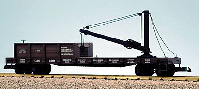 USA Trains 1809 G Great Northern Derrick with Brass Boom