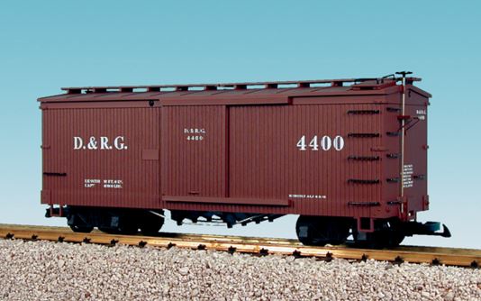 USA Trains 19080 G Denver & Rio Grande Western Wood Box Car #4400