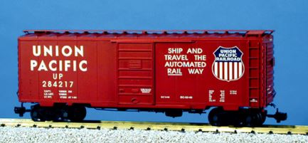 USA Trains R192011 G Union Pacific 40' PS-1 Steel Boxcar w/6' Panel Door #284217