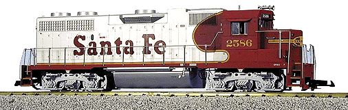 USA Trains R22212 G Santa Fe GP 38-2 Powered Diesel Locomotive #2586