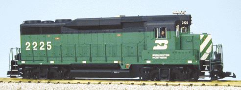 USA Trains 22458 G Burlington Northern GP30 Powered Diesel Locomotive #2225