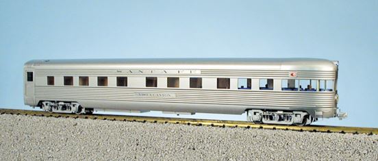USA Trains R31000 G Santa Fe "Vista Canyon" Corrugated Aluminum Observation Car