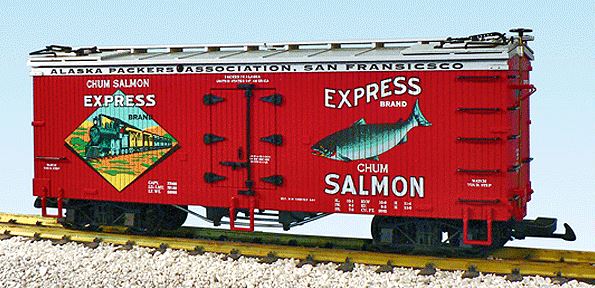 USA Trains 16323 G Express Salmon "American Series"(R) Refrigerator Cars