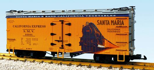 USA Trains R16326 G Santa Maria Vegetables Refrigerator Car #32984