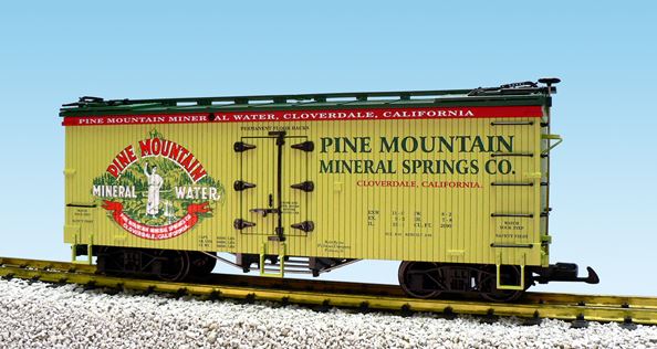 USA Trains R16354 G Pine Mountain Mineral Springs Wood Ice Reefer Car