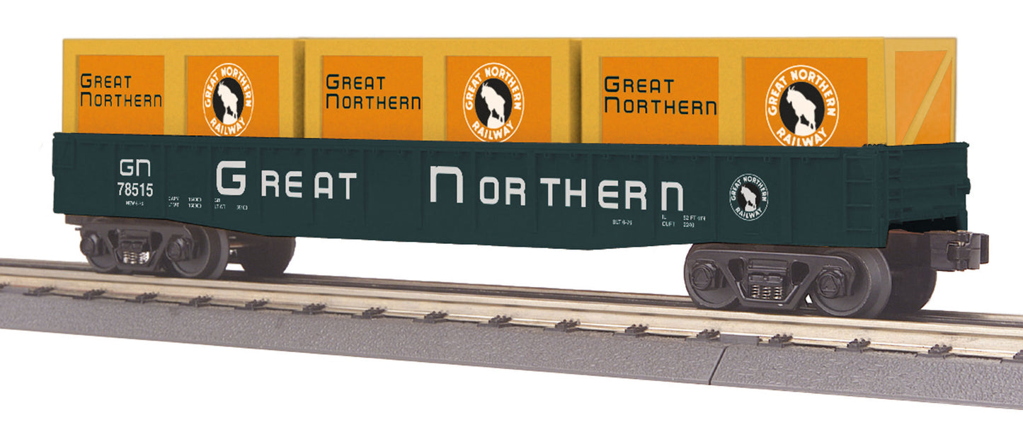 MTH 30-72152 O Great Northern Gondola with Crate Load #78515
