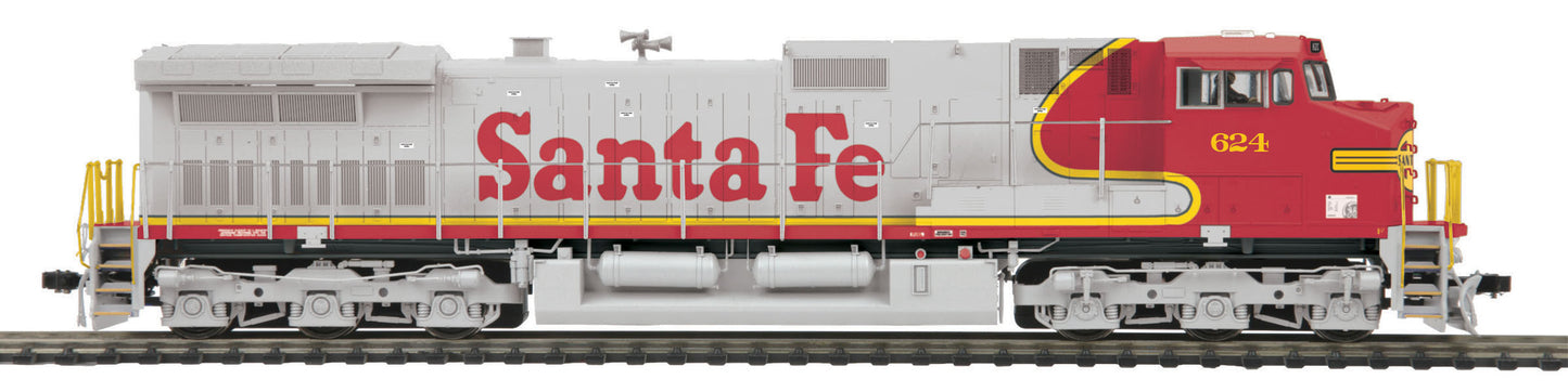 MTH 80-2303-0 HO Santa Fe Dash-9 Diesel Engine (DCC Ready) #624