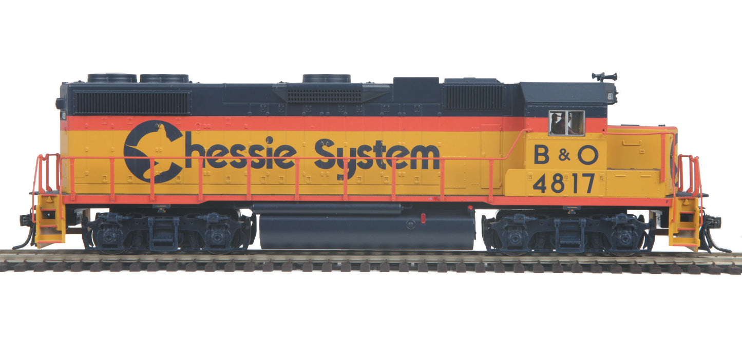 MTH 85-2044-0 HO Chessie System B&O GP38-2 Diesel Engine (DCC Ready) #4817