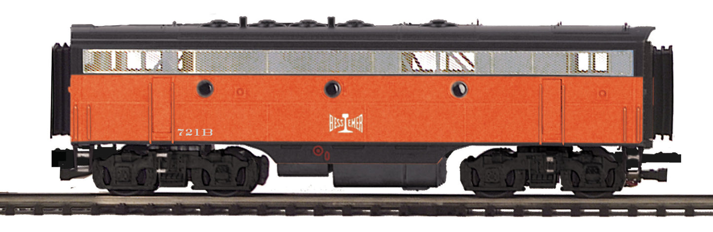 MTH 20-20553-3 Bessemer & Lake Erie F-7 B Non-Powered Diesel Engine #721B