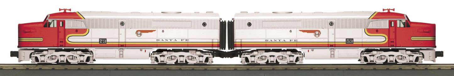 MTH 30-20277-1 Santa Fe Alco PA AA Diesel Engine Set w/PS 3.0 #53/73