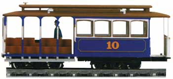 Bachmann 60532 HO Baltimore Cable Car Electric Locomotive #10 (blue)