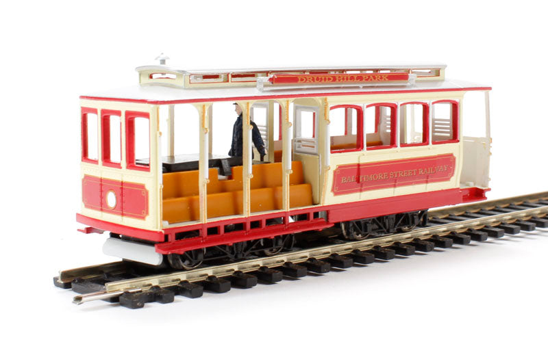 Bachmann 60533 HO Baltimore Cable Car Electric Locomotive (white, red)