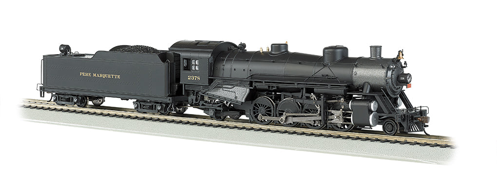 Bachmann 54401 HO PM 2-8-2 Light Steam Loco w/ Long Tender DCC Ready #2378