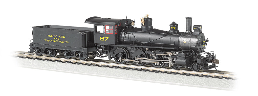 Bachmann 52204 HO Maryland and Pennsylvania 4-6-0 Baldwin Steam Locomotive #27