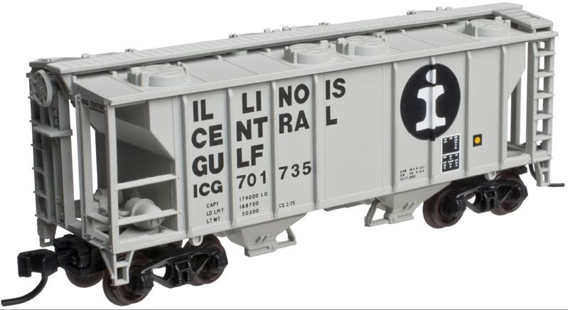 Atlas 50002115 N Illinois Central Gulf PS-2 Covered Hopper #701735