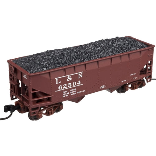 Atlas 50002173 N LN 2-Bay Offset-Side Hopper with Flat Ends & Load #62504