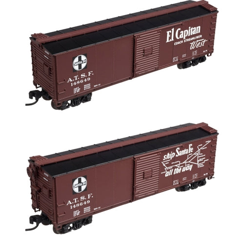 Atlas 50002331 N Santa Fe "El Capitan" USRA Steel Rebuilt Boxcar #148649