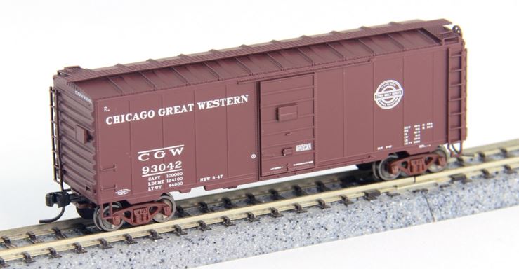Atlas 50002343 N Chicago Great Western PS-1 40' Boxcar with 6' Door #93042
