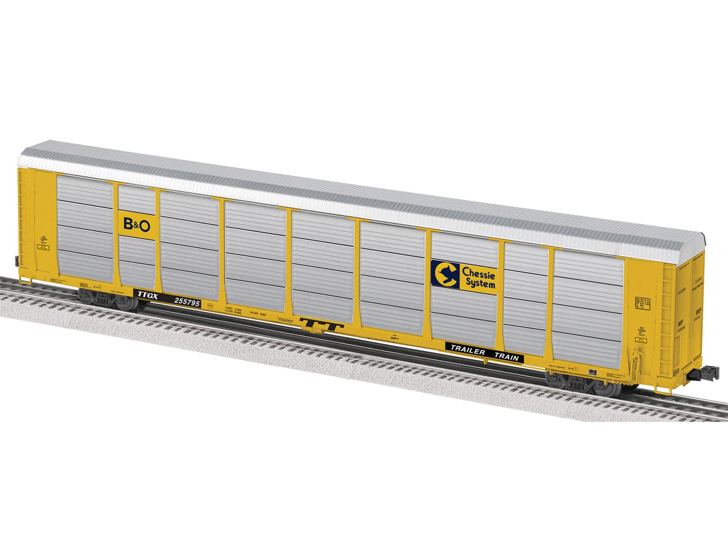 Lionel 6-82503 Chessie System Baltimore & Ohio 89' Auto Carrier Rack #255795