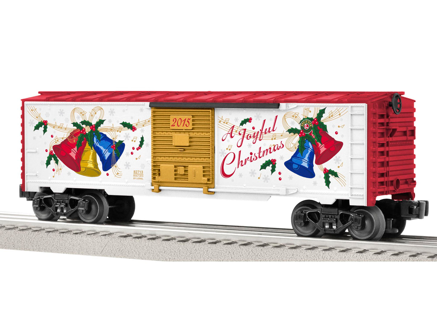Lionel 6-82713 O Gauge 2015 Christmas Steel Boxcar with Christmas Music