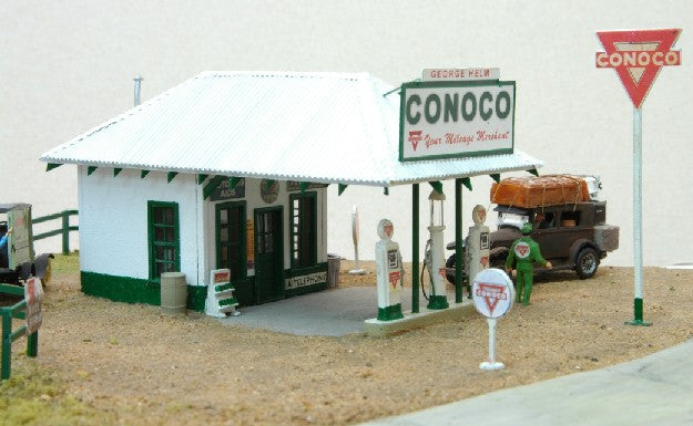 JL Innovative Design 651 HO George Helm Conoco Station Kit