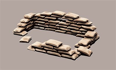 Italeri 0406 1:35 Military Sandbags Diorama Kit