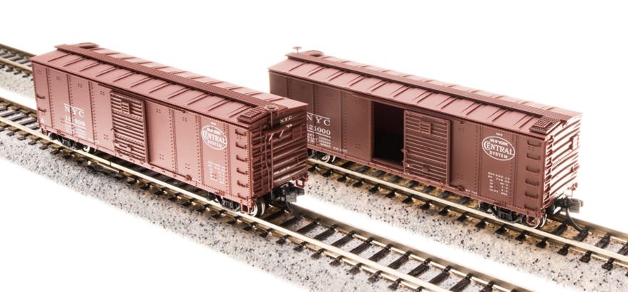 Broadway Limited 3403 N NYC 40' Steel Boxcar with Dreadnaught Ends (Set of 4)