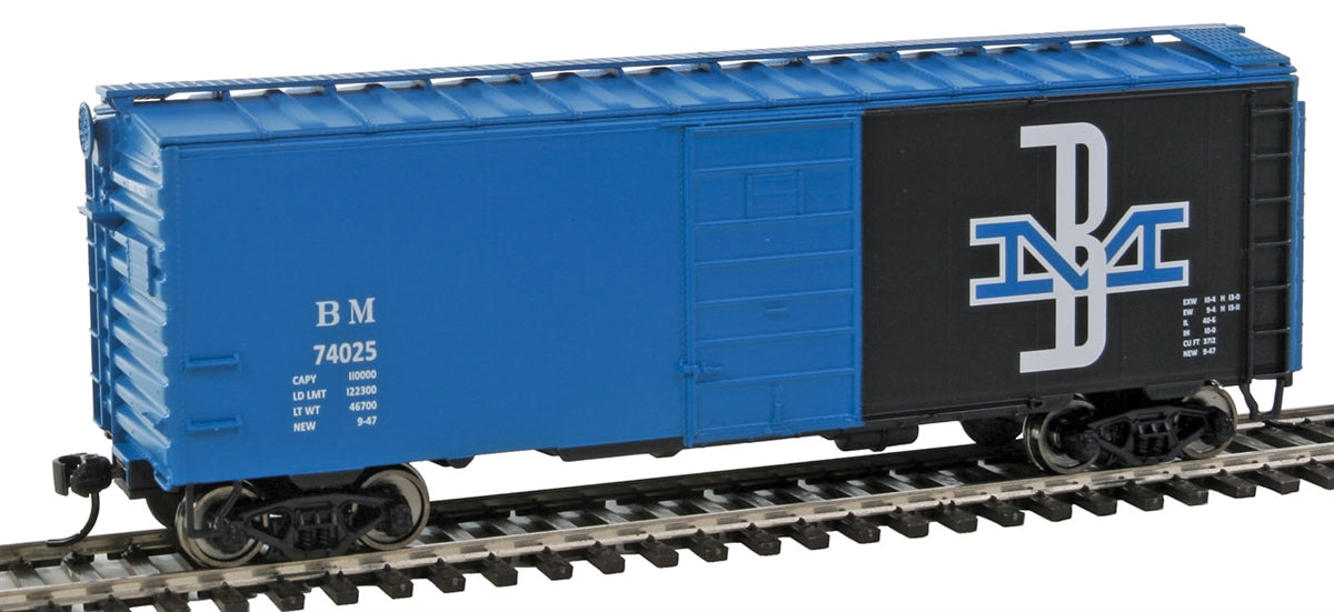 Walthers 910-2366 HO Boston & Maine 40' PS-1 Boxcar #74025