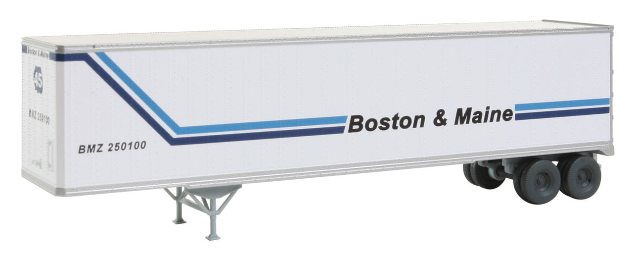 Walthers 949-2206 HO Boston & Maine 45' Stoughton Trailer 2-Pack - Assembled