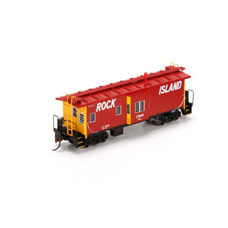 Athearn 75007 HO Rock Island Bay Window Caboose #17206