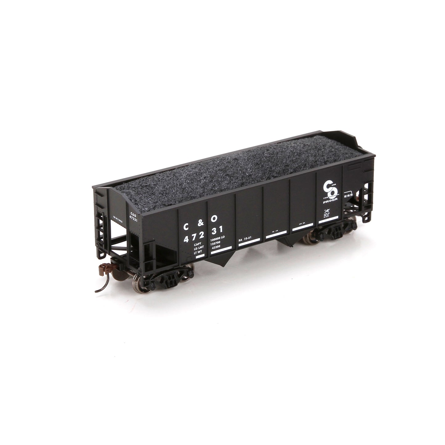 Athearn 79503 HO Chesapeake and Ohio 34' Ribbed Hopper #47231
