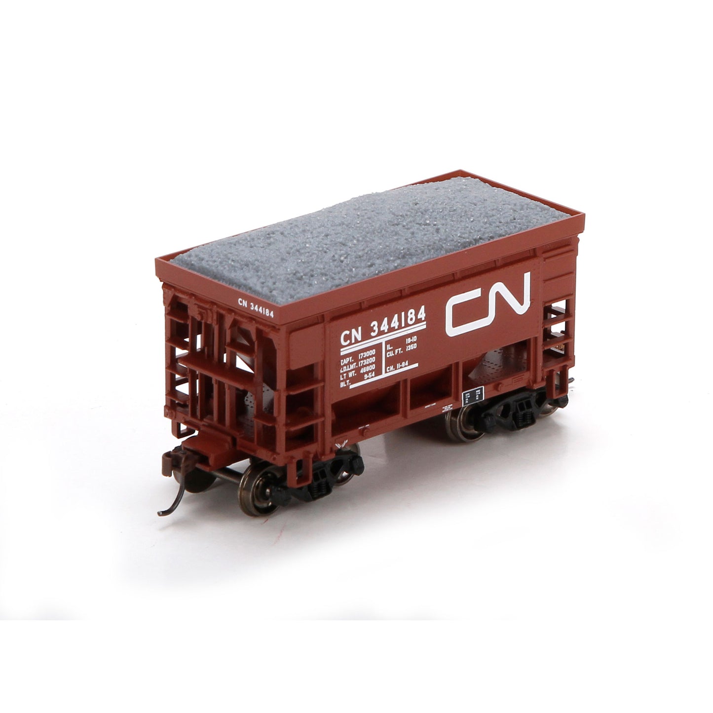Athearn 87071 HO Canadian National 24' Offset Ore Car with Load #344184