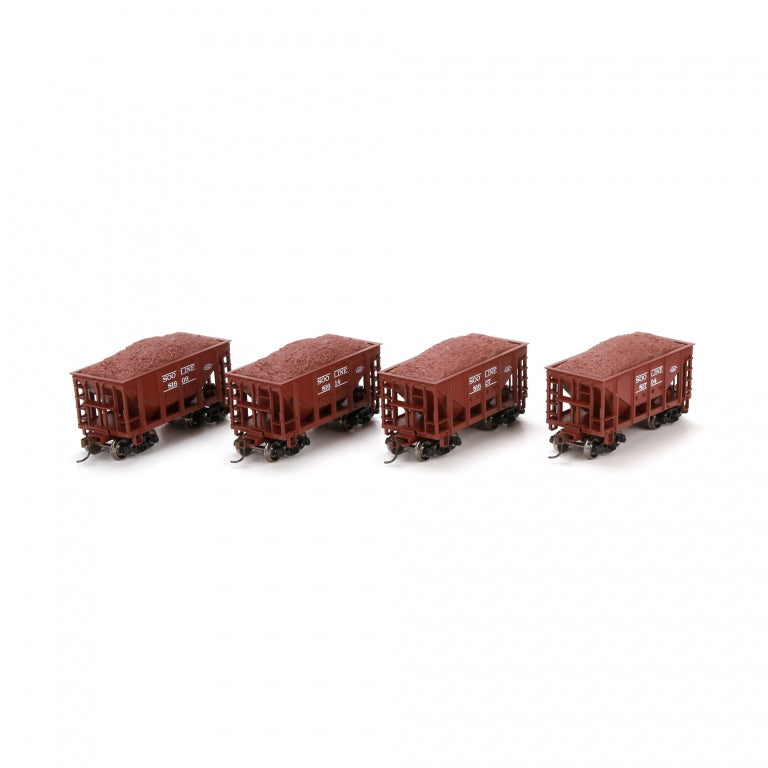 Athearn 87093 HO SOO 24' Ribbed Ore Car with Load #2 (4)