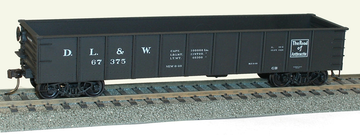 Accurail 3737.1 D L &W HO 40' Play Station-1 Gondola