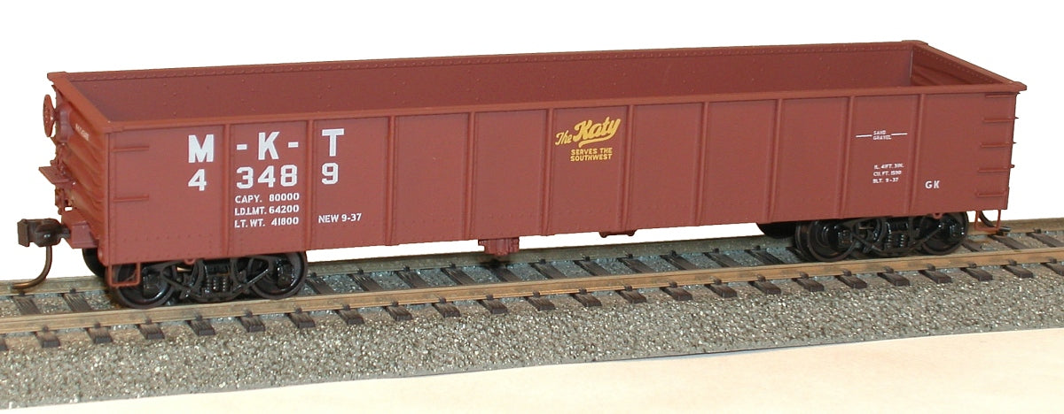 Accurail 3760 HO Missouri-Kansas-Texas 41' Steel Gondola Kit