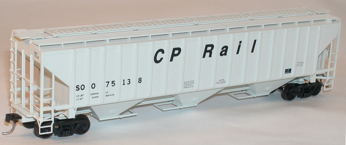 Accurail 6512 HO Canadian Pacific Pullman Standard 4750 3-Bay Covered Hopper Kit