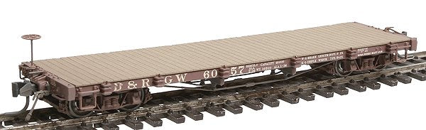 Blackstone Models 340310W HOn3 DRGW 6000 Series 30' Weathered Flat Car #6057