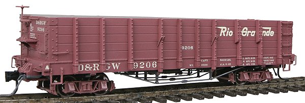 Blackstone Models 340414 HOn3 DRGW 1000 Series High Side Gondola #9206