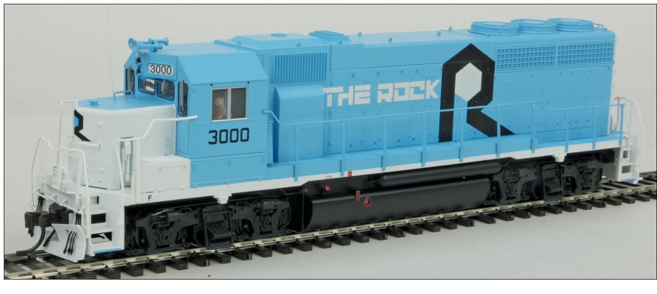 Atlas 10001692 HO Rock Island EMD GP40 Low Nose Diesel Engine #3000