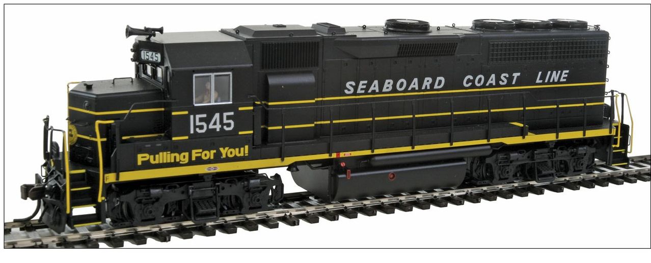 Atlas 10001695 HO Seaboard Coast Line EMD GP40 Low Nose Diesel Engine #1545