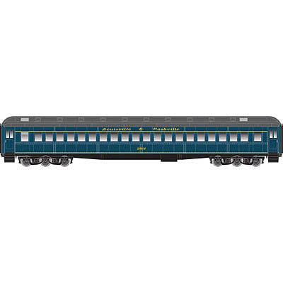 Atlas 20003051 HO Louisville & Nashville Heavyweight Single-Window Coach #2509