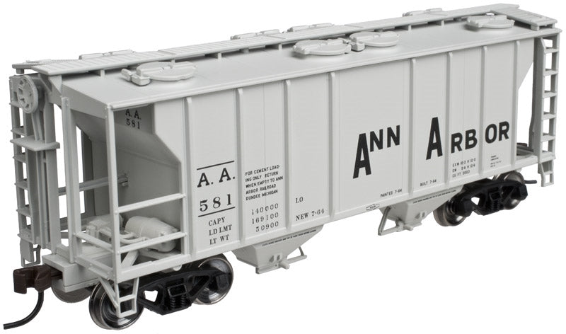 Atlas 20003199 HO Ann Arbor PS-2 Covered Hopper #581