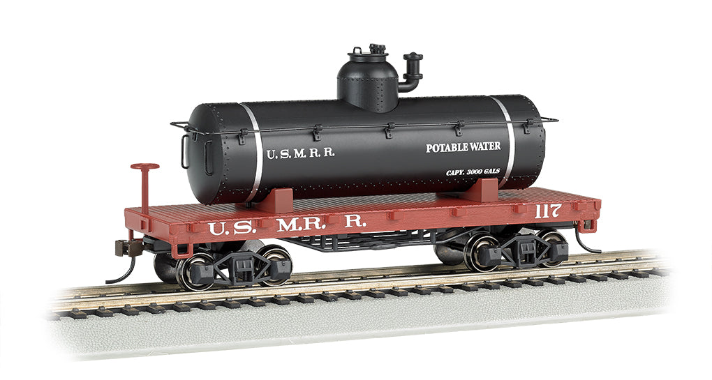 Bachmann 72105 HO US Military Railroad Old-Time Tank Car #117