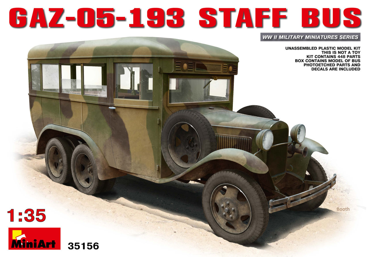 MiniArt 35156 1:35 GAZ-05-193 Staff Bus