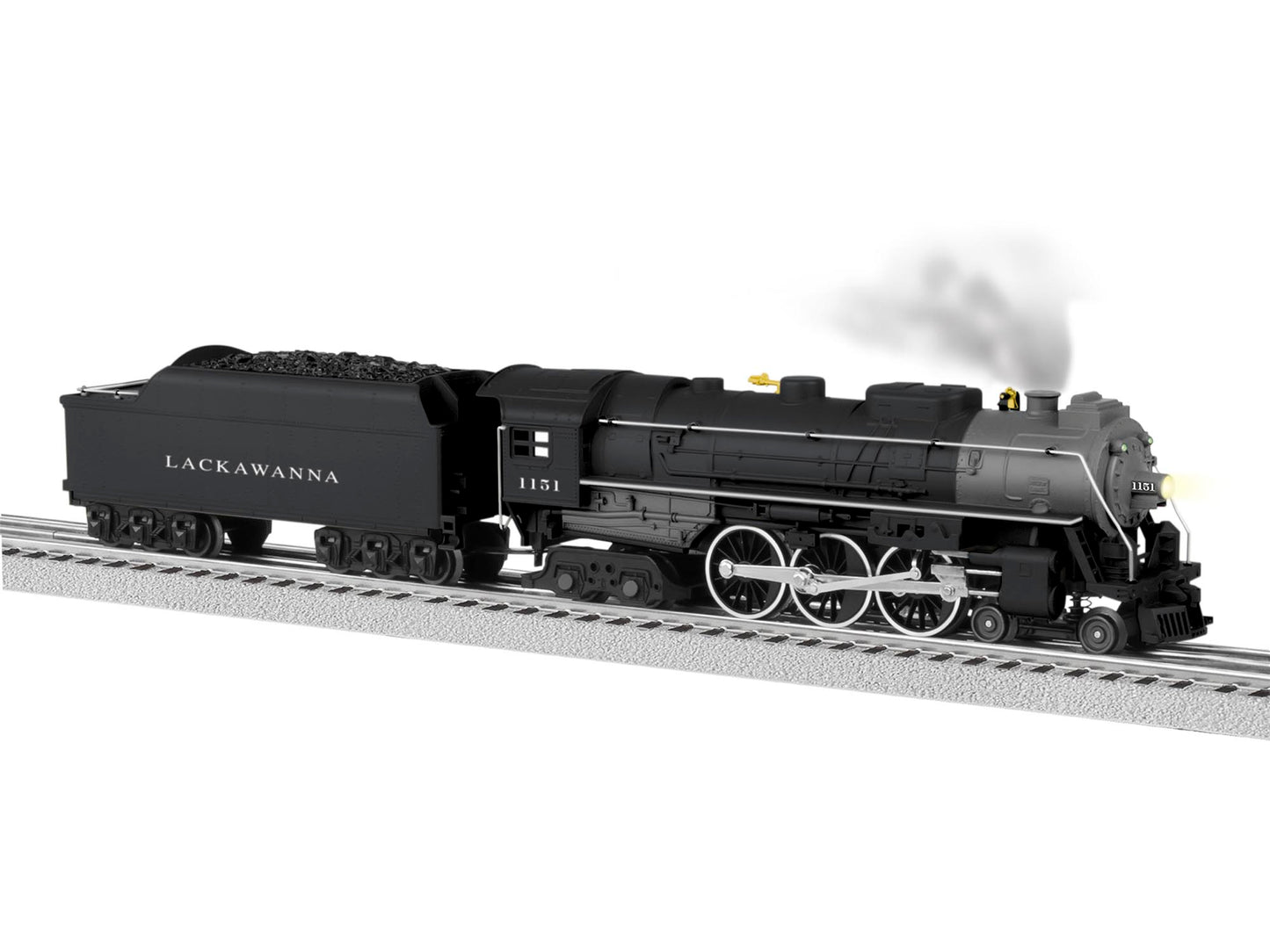 Lionel 6-82966 O Lackawanna Lionchief Plus Hudson Steam Locomotive #1151