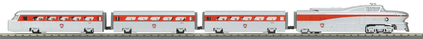 MTH 30-20321-1 PRR Aerotrain O Gauge Diesel Passenger Train Set w/PS 3.0