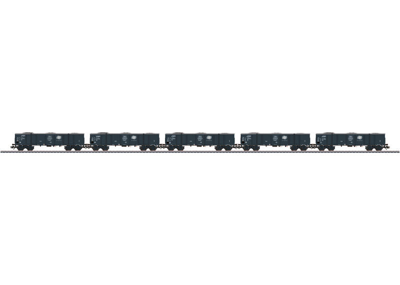 Marklin 47176 HO Swiss Federal Railways High-Side Gondola 5- Car Set