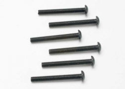 Traxxas 2581 Button-Head Screws, 3x25mm (6): Slayer