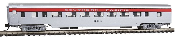 Con-Cor 40032 N SP San Joaquin 85' Smooth-Side Coach Car w/Micro-Trains Couplers