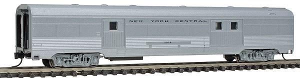 Con-Cor 41327 N NYC Budd 72' Streamlined Corrugated Side Baggage Car